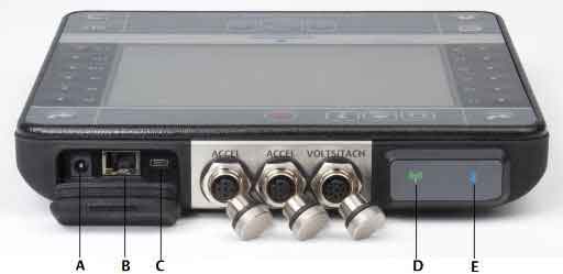 振動分析儀俯視圖